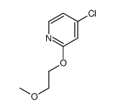 4-Chloro-2-(2-methoxyethoxy)pyridine结构式