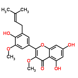 车桑子素J结构式