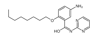 5-amino-2-octoxy-N-pyrimidin-2-ylbenzamide结构式