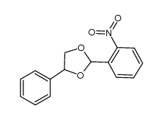 2-(2-nitrophenyl)-4-phenyl-1,3-dioxolane结构式