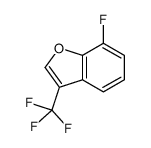 7-Fluoro-3-(trifluoromethyl)-1-benzofur结构式