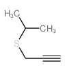 1-Propyne,3-[(1-methylethyl)thio]-结构式