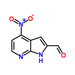 4-Nitro-1H-pyrrolo[2,3-b]pyridine-2-carbaldehyde Structure