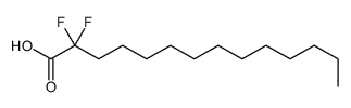 2,2-difluorotetradecanoic acid Structure