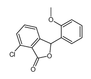 7-chloro-3-(2-methoxyphenyl)-3H-2-benzofuran-1-one Structure