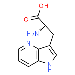 (S)-2-氨基-3-(1H-吡咯并[3,2-b]吡啶-3-基)丙酸结构式