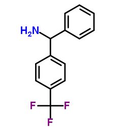 1-Phenyl-1-[4-(trifluoromethyl)phenyl]methanamine结构式