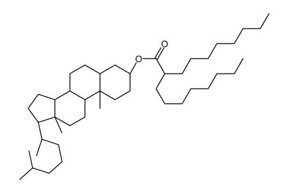 [(3S,5S,8R,9S,10S,13R,14S,17R)-10,13-dimethyl-17-[(2R)-6-methylheptan-2-yl]-2,3,4,5,6,7,8,9,11,12,14,15,16,17-tetradecahydro-1H-cyclopenta[a]phenanthren-3-yl] 2-octyldecanoate结构式