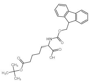 (S)-2-Fmoc-Amino-Heptanedioic Acid 7-Tert-Butyl Ester Structure