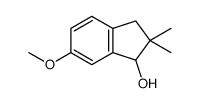 2,3-DIHYDRO-2,2-DIMETHYL-6-METHOXY-1H-INDEN-1-OL结构式
