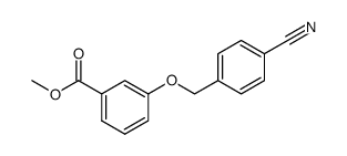 methyl 3-(4-cyanobenzyloxy)benzoate Structure