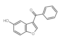 (5-HYDROXYBENZOFURAN-3-YL)(PHENYL)METHANONE Structure