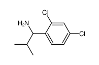1-(2,4-dichlorophenyl)-2-methylpropan-1-amine Structure