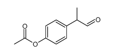 4-(1-oxopropan-2-yl)phenyl acetate Structure