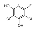 2,4-Pyridinediol,3,5-dichloro-6-fluoro-(8CI)结构式