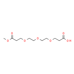 Acid-PEG3-mono-methyl ester Structure