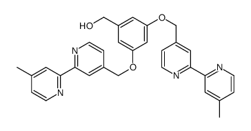 [3,5-bis[[2-(4-methylpyridin-2-yl)pyridin-4-yl]methoxy]phenyl]methanol Structure