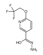 6-(2,2,2-trifluoroethoxy)pyridine-3-carbohydrazide结构式