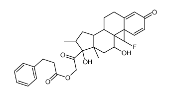 dexamethasone 21-(3-phenylpropionate) structure