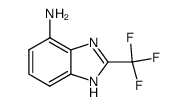 2-trifluoromethyl-1H-benzoimidazol-4-ylamine结构式