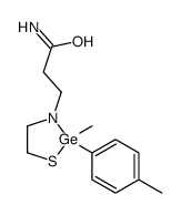 3-[2-methyl-2-(4-methylphenyl)-1,3,2-thiazagermolidin-3-yl]propanamide Structure