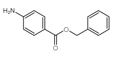 Benzyl p-aminobenzoate structure