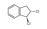 rac-(1S,2S)-1,2-dichloro-2,3-dihydro-1H-indene结构式