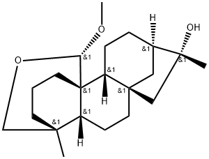 16α-Hydroxy-19,20-epoxy
-20β-methoxy-ent-kaurane结构式