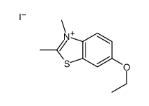 6-ethoxy-2,3-dimethyl-1,3-benzothiazol-3-ium,iodide Structure