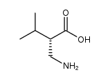 (S)-2-(AMINOMETHYL)-3-METHYLBUTANOIC ACID structure