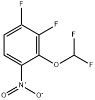 3-(Difluoromethoxy)-1,2-difluoro-4-nitro-benzene Structure