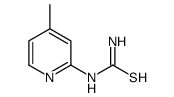 1-(4-甲基吡啶-2-基)硫脲结构式