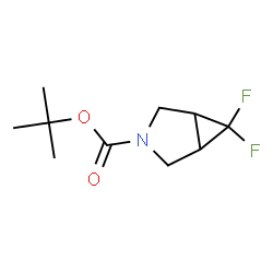 tert-butyl 6,6-difluoro-3-azabicyclo[3.1.0]hexane-3-carboxylate Structure
