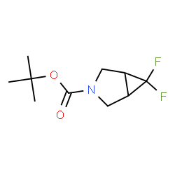 tert-butyl 6,6-difluoro-3-azabicyclo[3.1.0]hexane-3-carboxylate structure