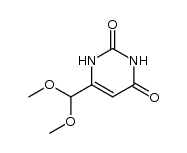 6-(dimethoxymethyl)uracil结构式