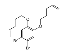 1,2-dibromo-4,5-bis(pent-4-enoxy)benzene结构式