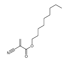 nonyl 2-cyanoprop-2-enoate Structure