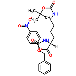 Z-Lys(Boc)-ONp Structure