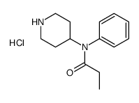 3,3,3-trideuterio-N-phenyl-N-piperidin-4-ylpropanamide,hydrochloride结构式