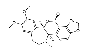 (6α)-2,3-Dimethoxy-16-methyl-10,11-[methylenebis(oxy)]rheadan-8α-ol structure
