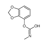 1,3-benzodioxol-4-yl N-methylcarbamate结构式