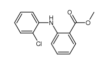 2-[(2-Chlorphenyl)amino]benzoesaeure-methylester Structure