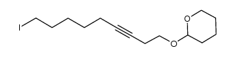 2-((9-iodonon-3-yn-1-yl)oxy)tetrahydro-2H-pyran结构式