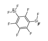m-(tetrafluoro phenyl) bis-trifluoro silane Structure