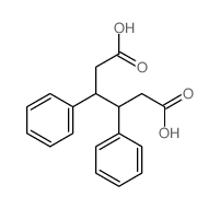 Hexanedioic acid,3,4-diphenyl- structure