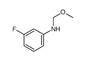 Benzenamine, 3-fluoro-N-(methoxymethyl)- (9CI) Structure