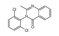 3-(2,6-dichlorophenyl)-2-methylquinazolin-4-one Structure