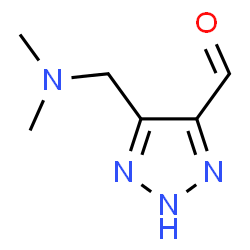 1H-1,2,3-Triazole-4-carboxaldehyde, 5-[(dimethylamino)methyl]- (9CI) structure