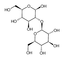 2-Oβ-D-glucopyranosyl-β-D-glucopyranose结构式