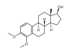 4-hydroxyestradiol 3,4-dimethyl ether Structure